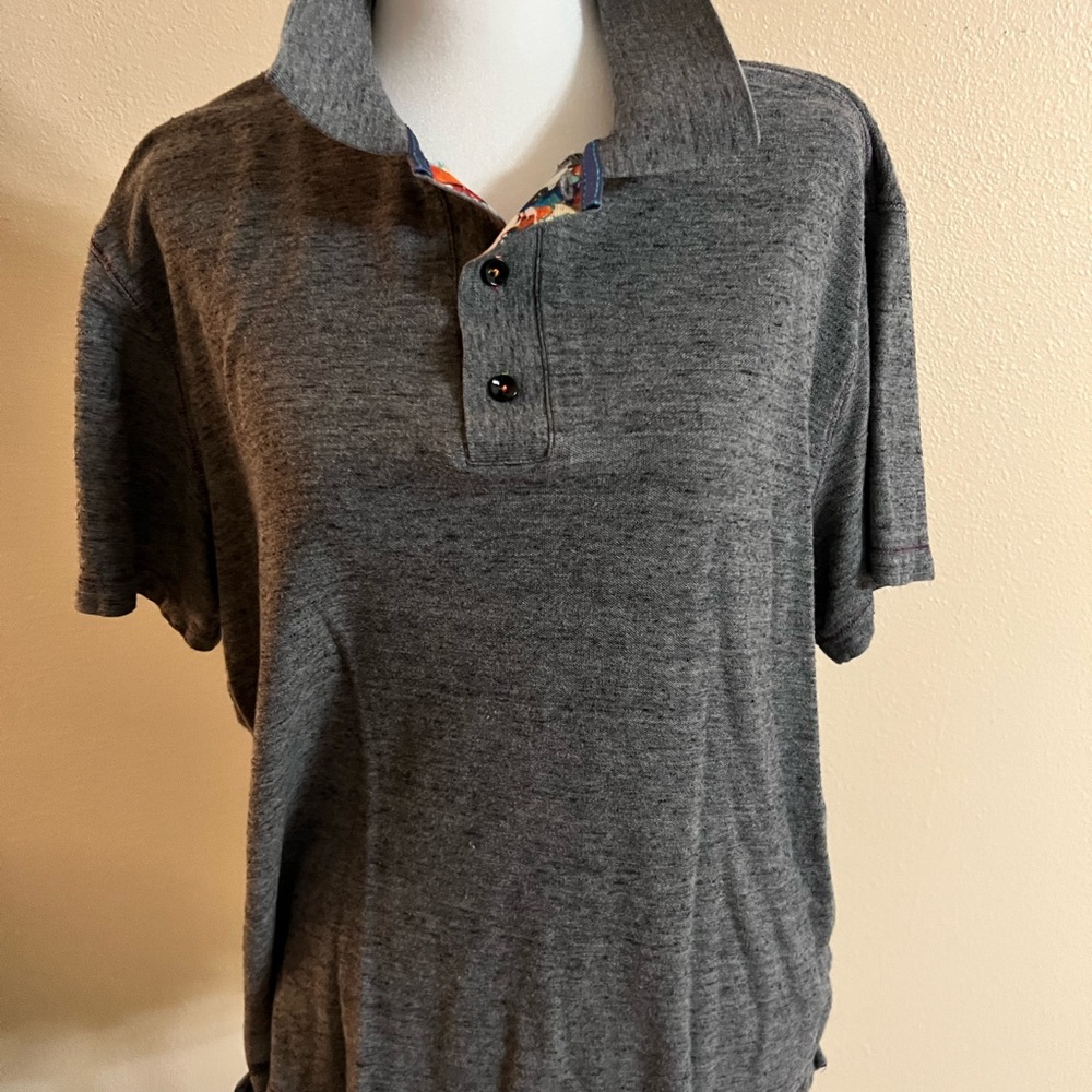 Robert Graham grey polo
